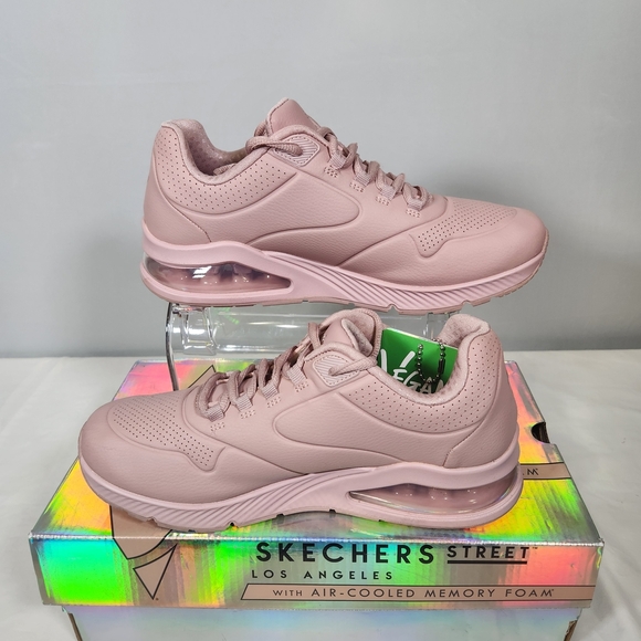 Skechers Uno 2 Women's Pink Sneakers - Picture 1 of 13